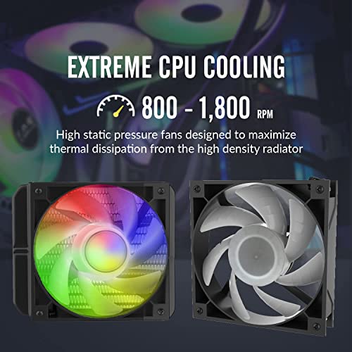 Image of Dracaena 240mm AIO CPU Cooler, 240mm Radiator, Leakproof Technology,High Flow Pump,RGB Liquid Cooling System for AMD Ryzen /Intel LGA 1700* /1200 /115X