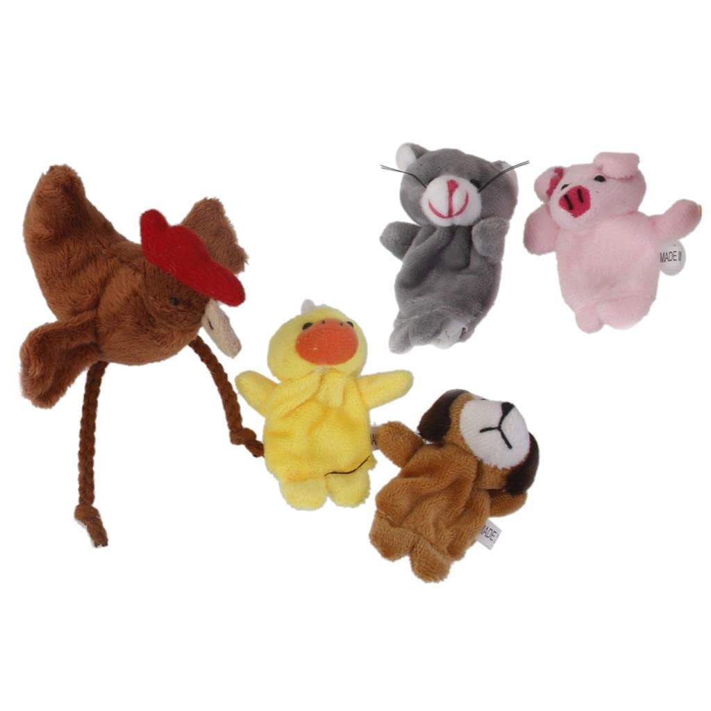 Enakshi (LABEL) Set of 5pcs Finger Puppets- The Little Red Hen-image-30