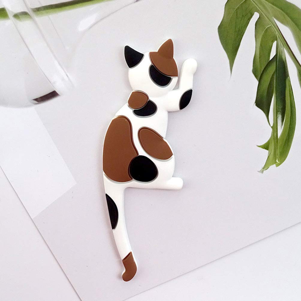 HEMOTON 7 Stücke Katzen Kühlschrankmagnete Mit Einstellbaren Biegbaren Katzenschwänzen Magnetische Aufkleber Für Küche Und Haushalt Praktische Deko Und Haken Für Notizen Und Rezepte