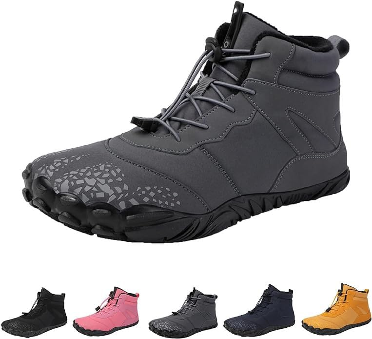 Eteslot Barfußschuhe Herren Damen - Herren Barfussschuhe for Winter Herbst - Barfussschuhe Wasserdicht - Outdoor-Sportschuhe, Wanderschuhe, Trailrunning-Schuhe, Trekking, Klettern