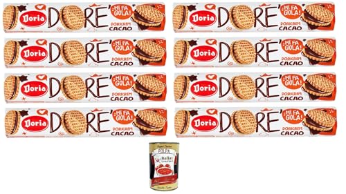 Doria Dorè Doricrem Gusto Cacao Tubo Dorè Doricrem - Sabor a cacao (8 x 150 g) + Polpa italiana gourmet
