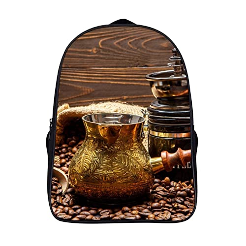 Sac à dos scolaire enfants Coffee polyvalent pour filles et garçons de dimensions 40x28x16cm