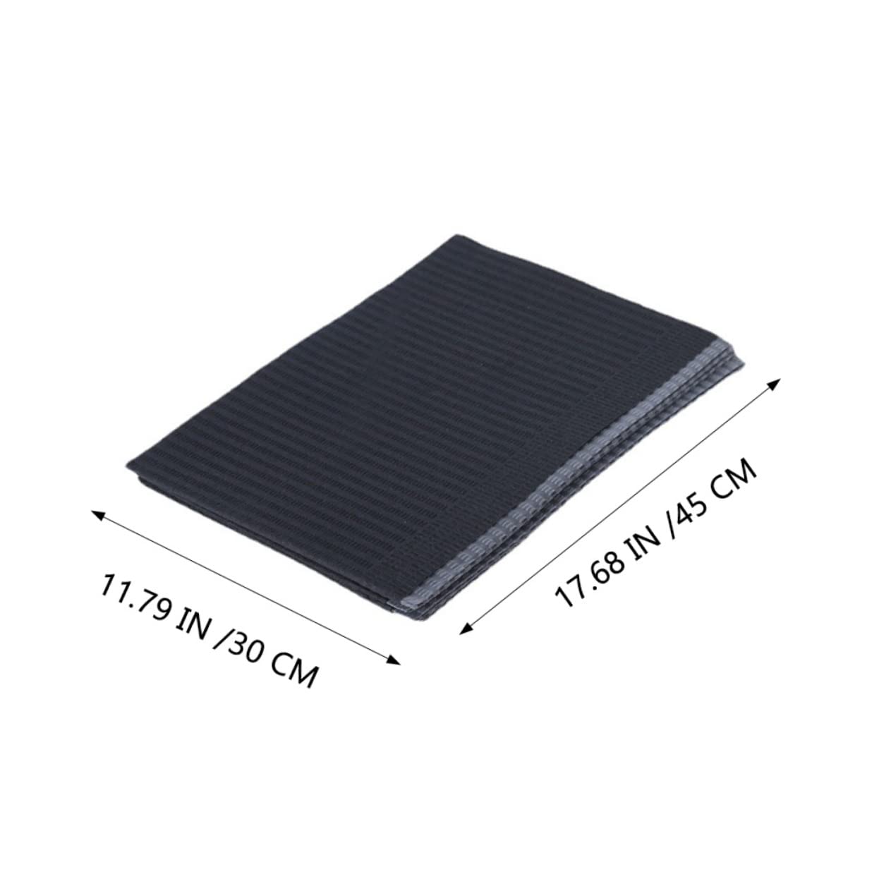 Tovaglia per Tavolo Nail Art Monouso Nera in Carta 125 Pezzi | Salone e Ufficio, Assorbe Polvere e Acqua, Morbida e Inodore, Pratica per Postazione Estetica
