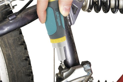 wolfcraft Miniature Hand Screwdriver with Ratchet Function I 1237000 I for Fast screwing and unscrewing Without Having to Change Grip