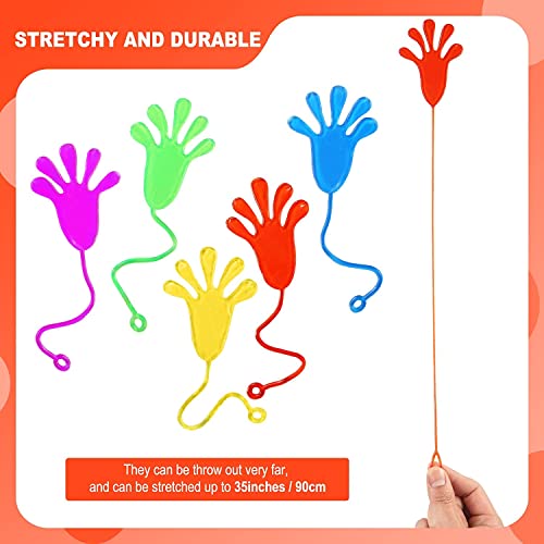 WERTYT-50-x-Colorato-Mani-appiccicose-Giocattoli-per-Bambini-bomboniera-Pensiero-pensierino-regalino-Dopo-Festa-Compleanno-Bimbi-Regalo-fine-Festa