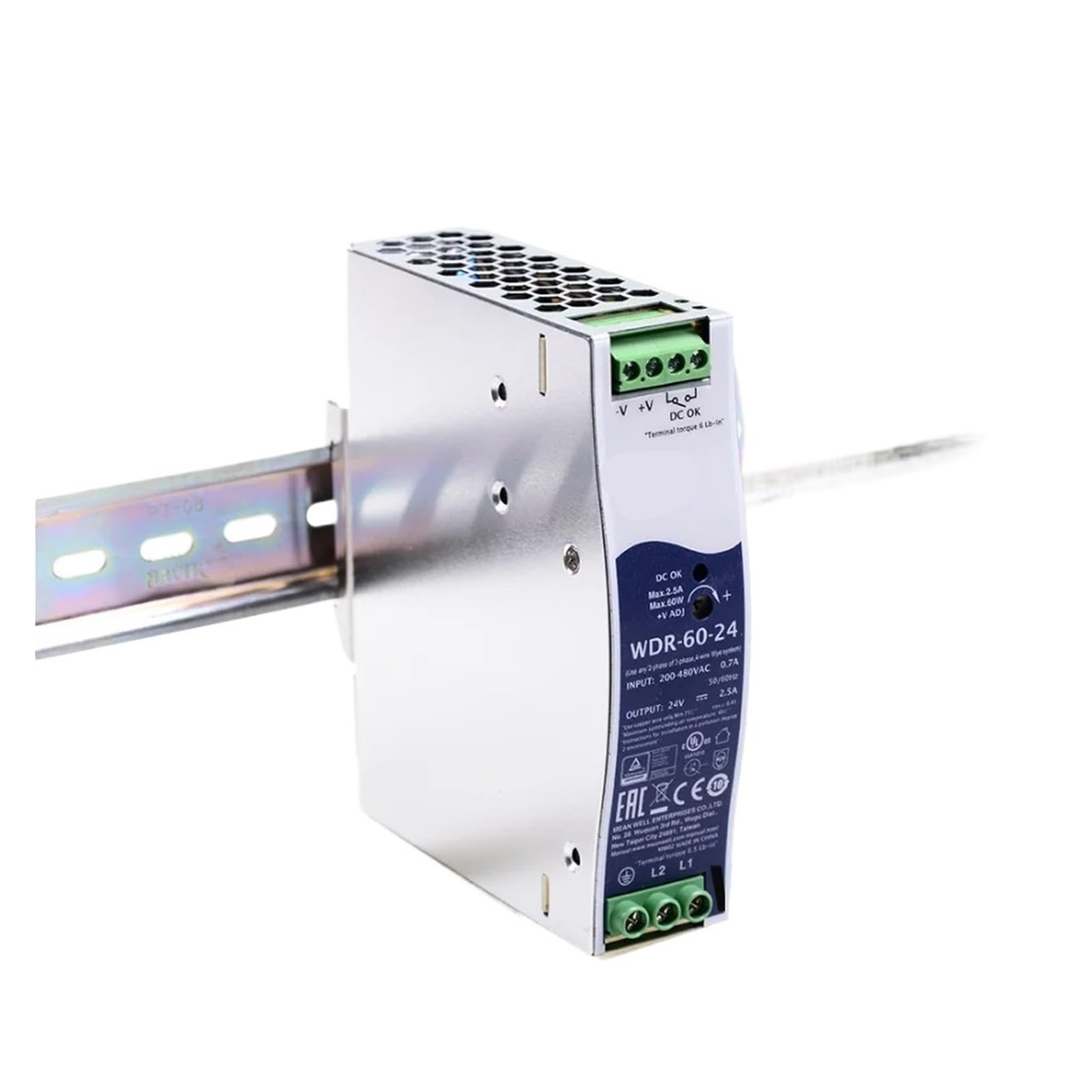 BALYDLUL 60W Power Supply WDR-60-24 24V 0~2.5A