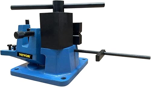 Miniatura 9 de Happybuy UB-100 Manual de acero plano universal de metal de metal Bender ángulo de hierro 120 grados Heavy Metal Rod Bender caliente y frío con