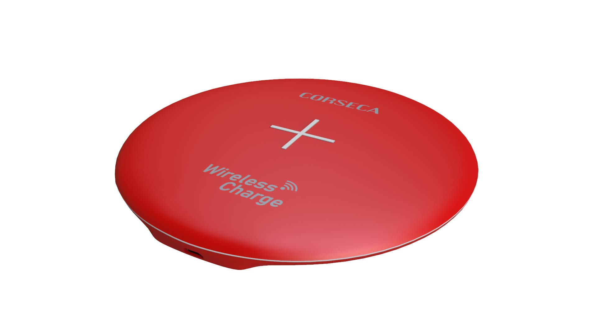 CORSECA Power Pie Qi Certified Wireless Charging Pad for iOS Android Smartphone