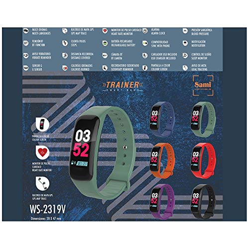 Clock Fx Smartband Actividad Sami Trainer Verde ws-2319V