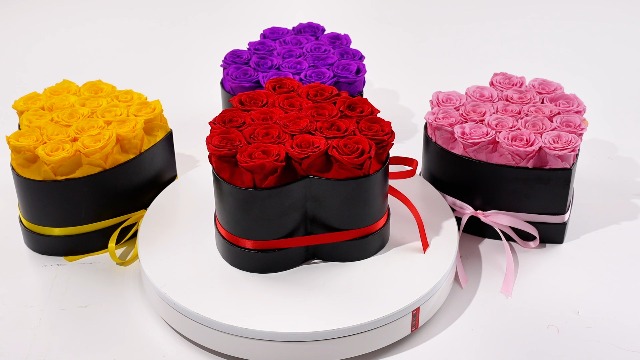 Amazon.com: Hover Flower Forver Preserved Roses in a Box, Flowers