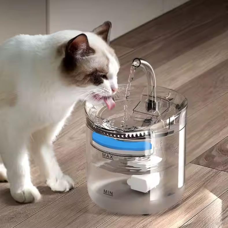 Bebedouro Automático para Gatos com Fonte de Água Circulante, LED...