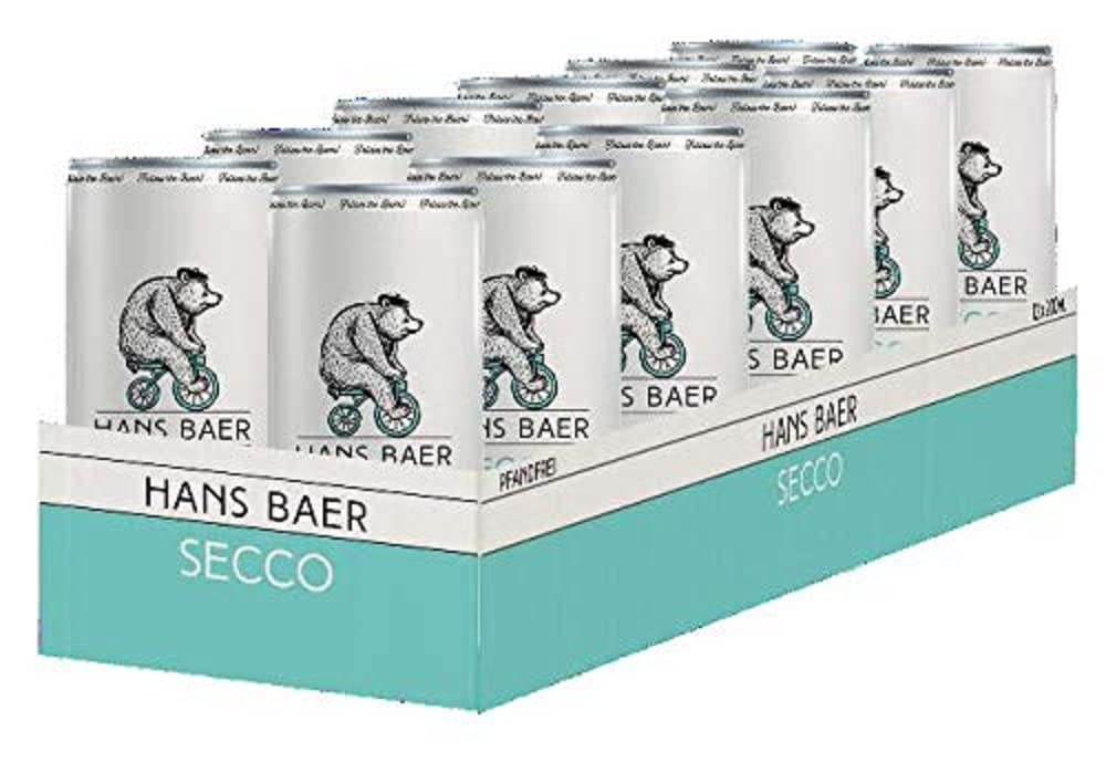 Hans Baer- Secco Perlwein in Dosen (12 x 0.20 l)