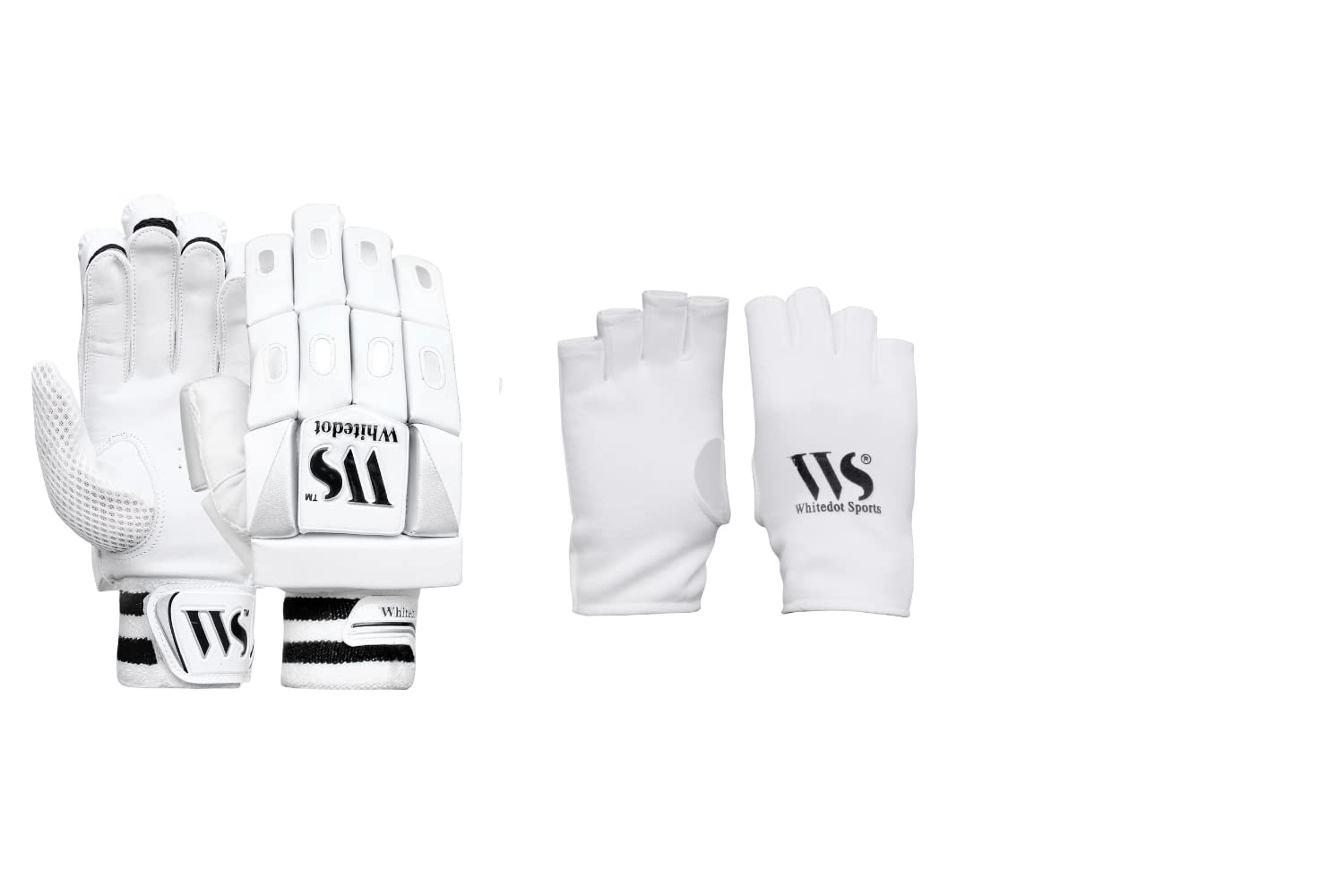 Whitedot Dot 2.1 Cricket Batting Gloves with Inner Gloves (Boys/Small, Left Hand)-image-40