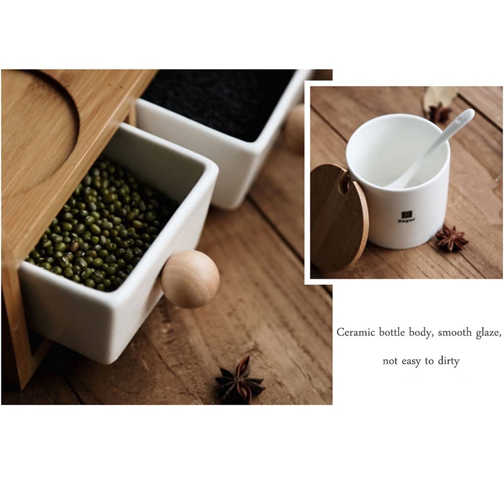 Barattoli per spezie, strato portabottiglie for olio, contenitore for aceto