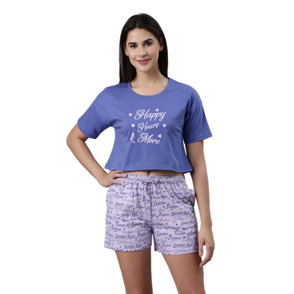 pepe jeans Women Cotton Mini Night Dress-picture-44