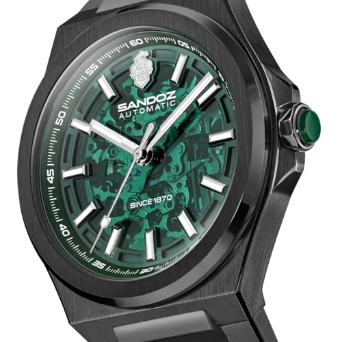 Image of SANDOZ Chanet Premium Translucent Dial Automatic Watch for Men - SZWGL0000818