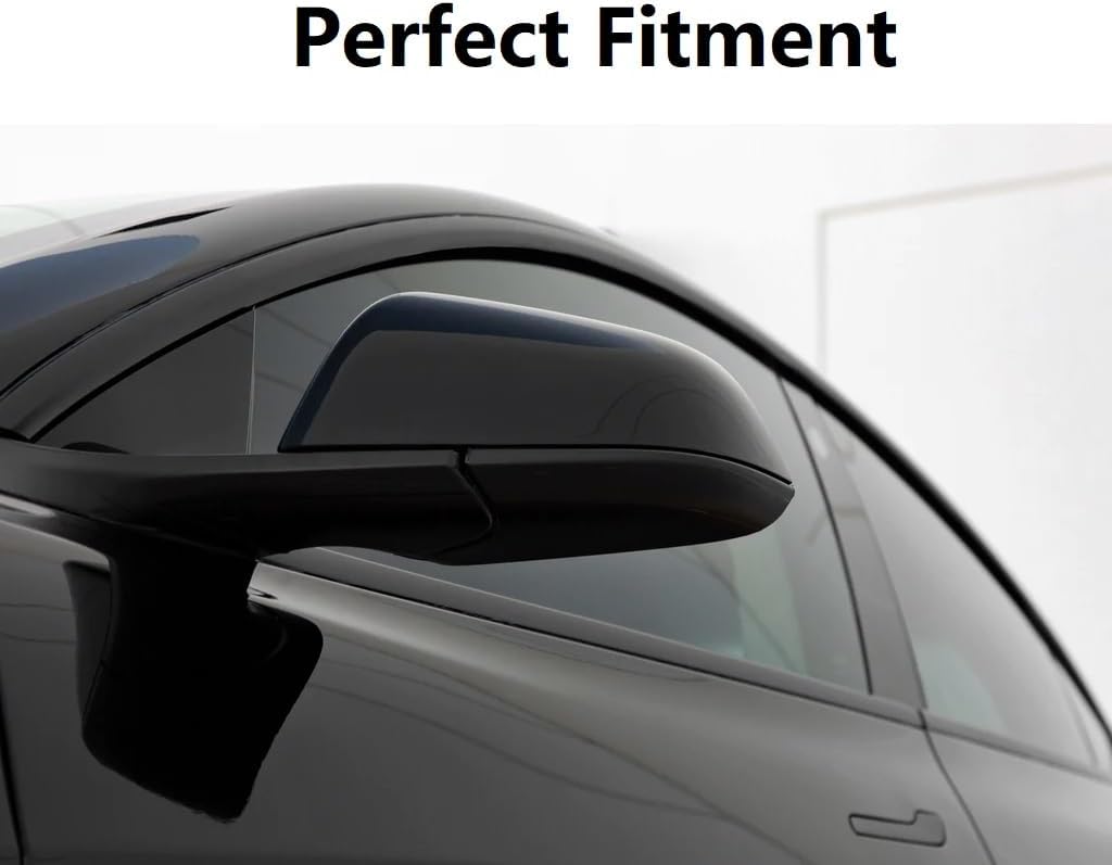 TanKin Exterior Left Side Wing Door Mirror Cover Holder Lower Trim Replacement for Tesla Model 3 2017-2023 Mirror Accessories,1PCS Driver Side Rear View Mirror Bottom Lower Tray (Left)