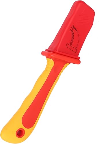 Miniatura 9 de Herramienta de desmontaje de cuchillo de cable, cuchillo de electricista aislante, cortador de cables de aislamiento, cuchillo de desmontaje de