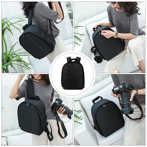 Mochila para cámara de nylon impermeable con compartimento para tablet 4