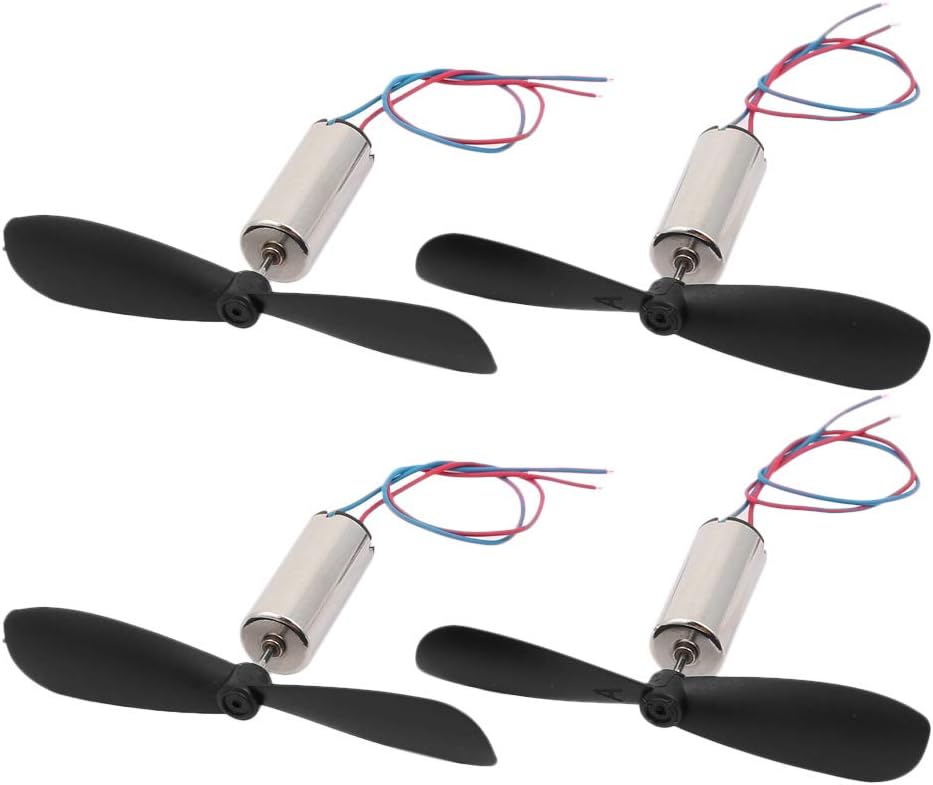 2Pair DC Electrical equipment 1.5V 30000RPM 716 Coreless Motor w CW CCW Propeller for RC Helicopter