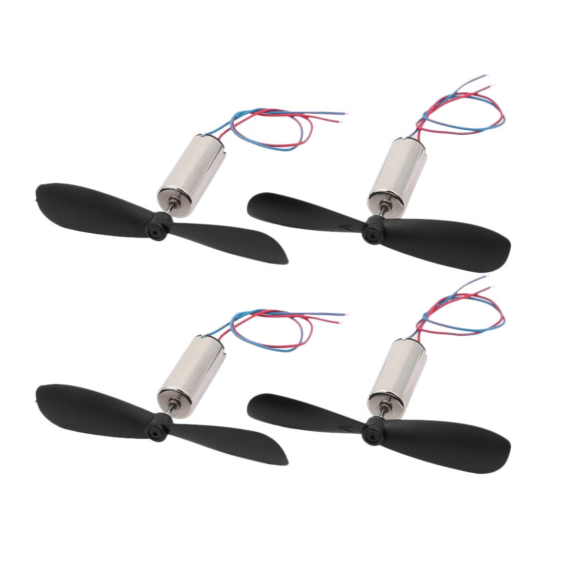 Aexit 2Pair DC Electrical equipment 1.5V 20000RPM 716 Coreless Motor w CW CCW Propeller for RC Helicopter