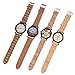 Imagen de ANDRESLAD 1pieza Reloj De Cuarzo para Hombre Estilo De Madera Pulsera De Piel PU Diseño Elegante y Preciso para Uso Diario y Ocasiones Especiales