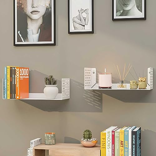 Image of Spillbox Metal Shelf |Storage Rack |Multipurpose Metal Rack|Floating Wall Shelves|Bathroom Shelves|CD /DVD Organizer|Heavy-Duty Storage|Bookshelf |Plant Stand|Lohe Ki Almari- U Shape Shelf