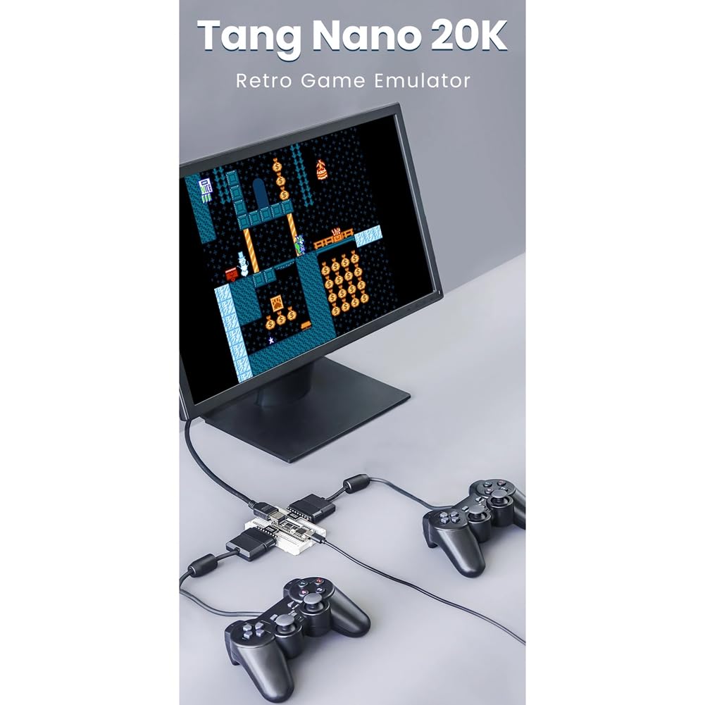 Tang Nano 20K FPGA RISCV Scheda di Sviluppo Linux Kit di Giochi retrò RISCV Lettore di Giochi retrò Linux
