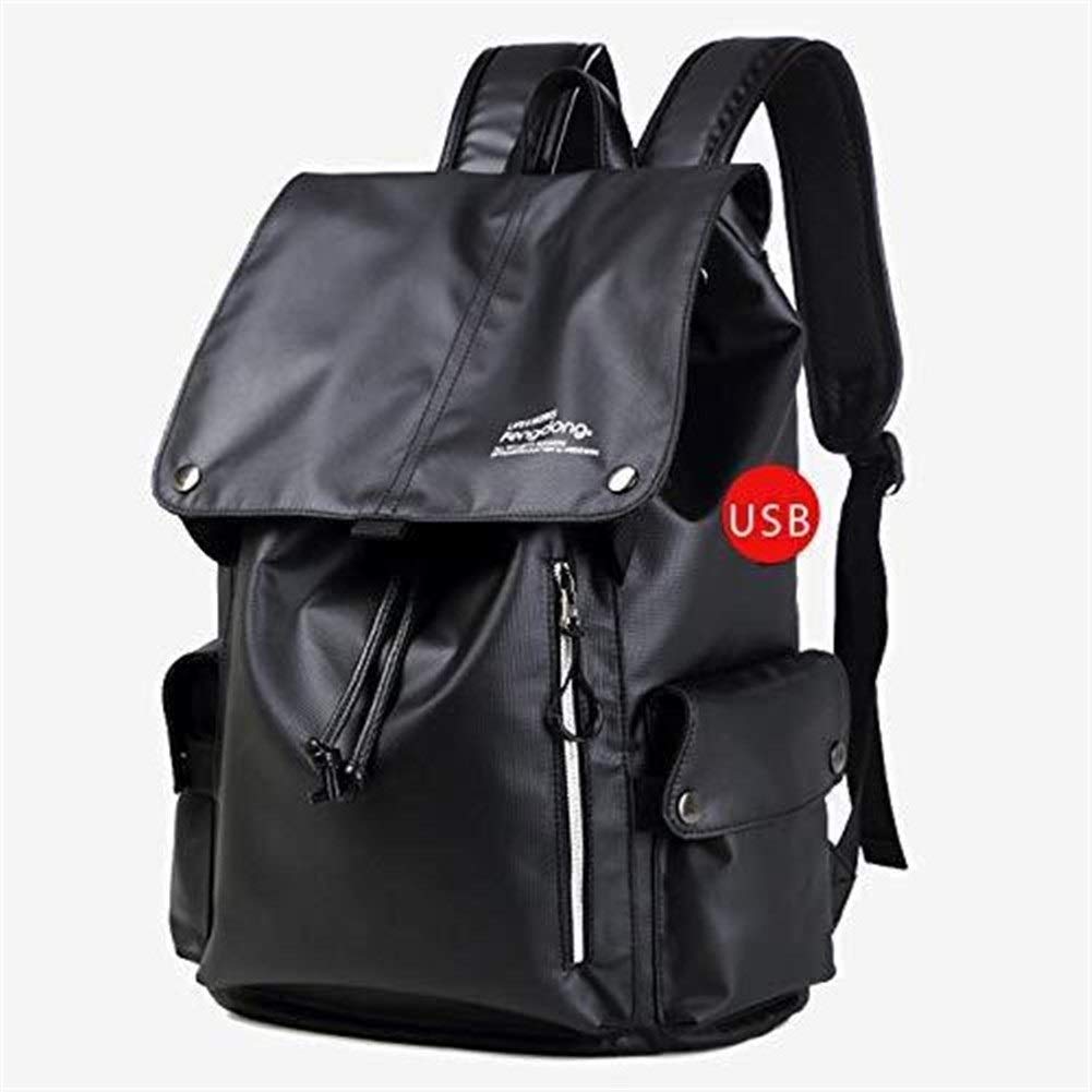Fashion Men Laptop Backpack USB External Charger Anti-Theft Backpacks Male Large Capacity Travel School Bag Casual Shoulder Bags (Color : Gmh)