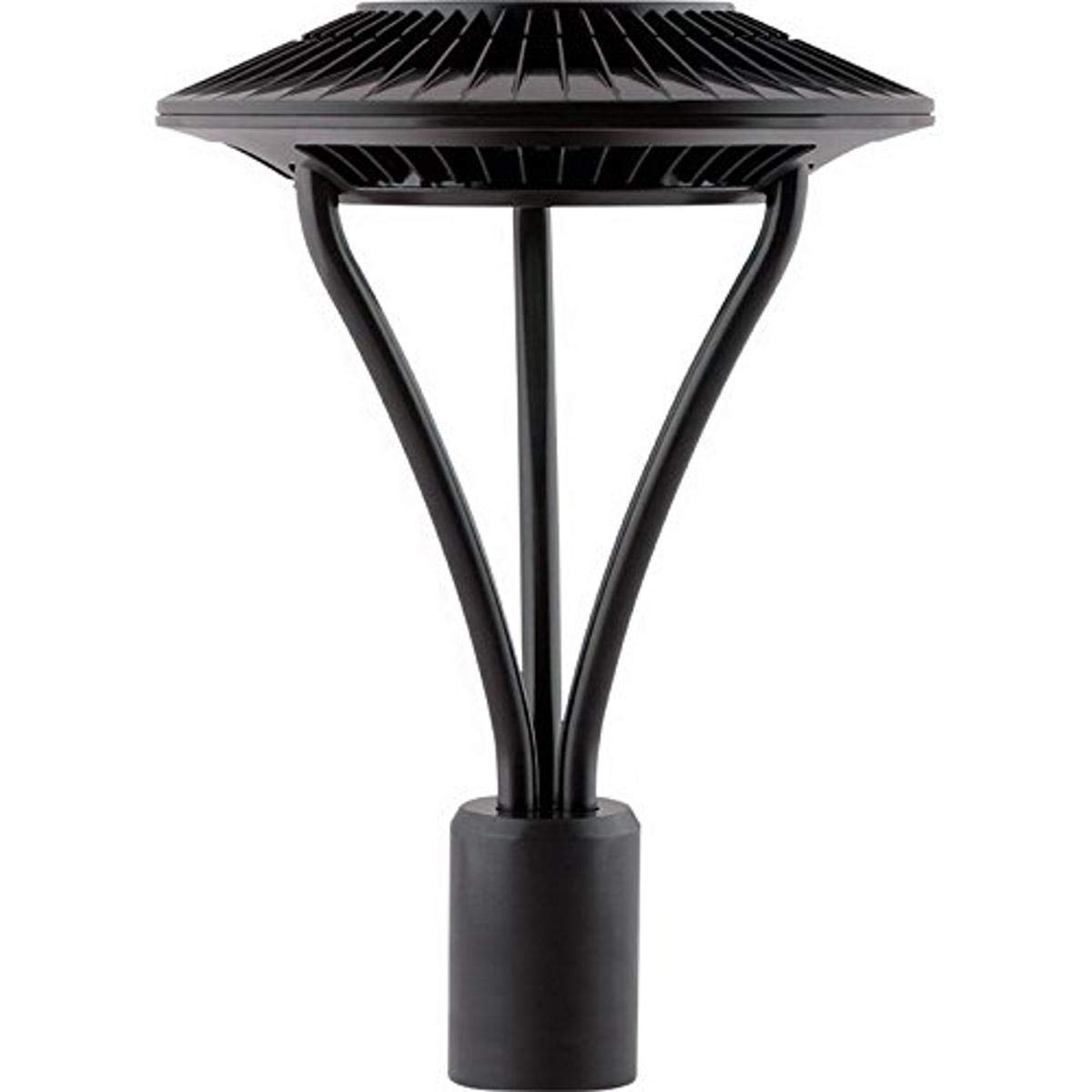 RAB Lighting ALED5T52 Area Light Post TOP 52W Cool LED Type V Clear Lens BZ, ENSBZ