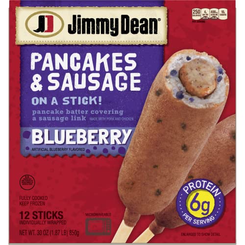 Jimmy Dean Blueberry Pancakes And Sausage On A Stick Frozen Breakfast 12 Count #TOP2