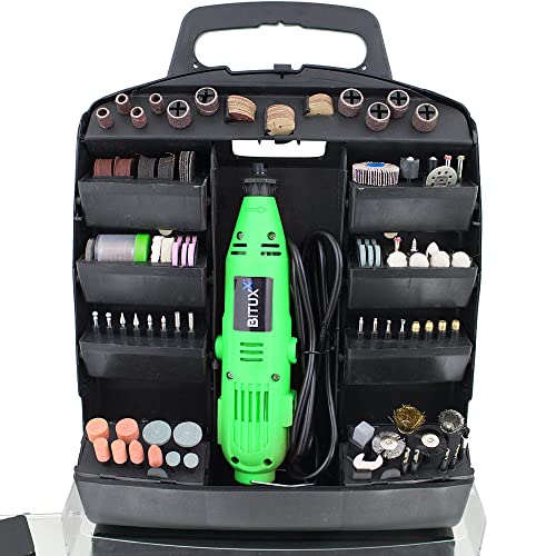 Preisvergleich Produktbild BITUXX® 320 teiliges Mini Schleifer Set Multifunktionswerkzeug Mehrzweckschleifmaschine Multischleifer Multitool 135W und Drehzahlregelung