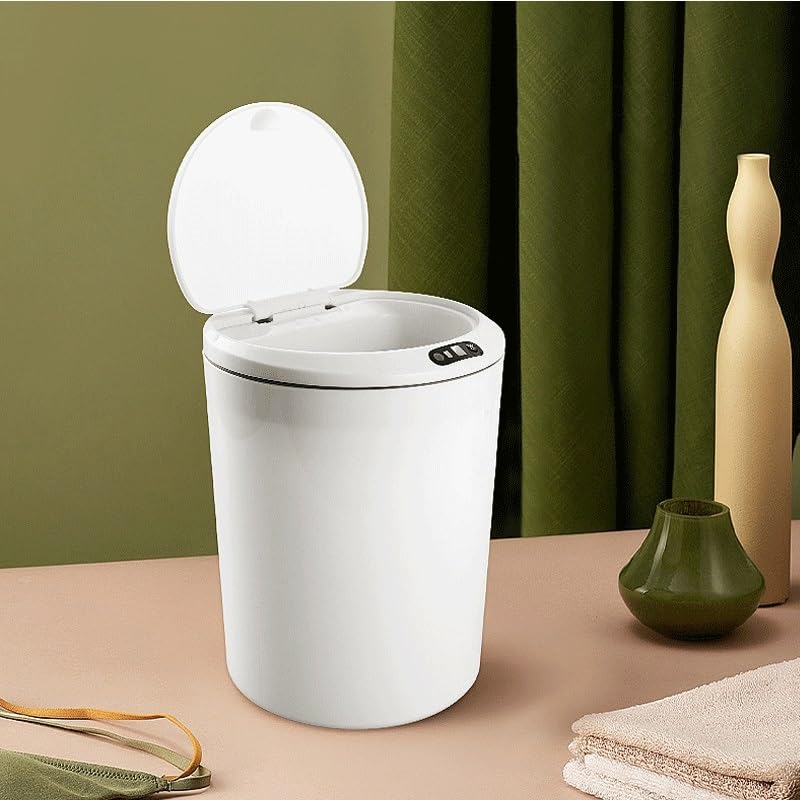 Smart Desktop Trash Bin Storage Box Dormitory Office Snack Tissue ABS Material