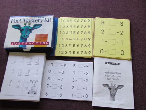 Touchmath Kit Box TOUCHMATH Fact Mastery Kit - Subtraction TM541 (Series A - designed for ...