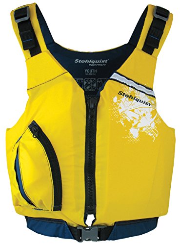 Stohlquist Youth Escape PFD Life Jackets, 50-90 lbs, Yellow