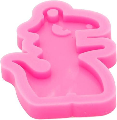 Miniatura 3 de Moldes de llavero con forma de dinosaurio, molde de silicona de resina para bricolaje, moldes de arcilla polimérica, molde de manualidades epoxi,