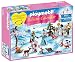 Calendrier de l'Avent Ensemble de Construction Playmobil Famille Royal en Patins à Glace 101 Pièces - 0