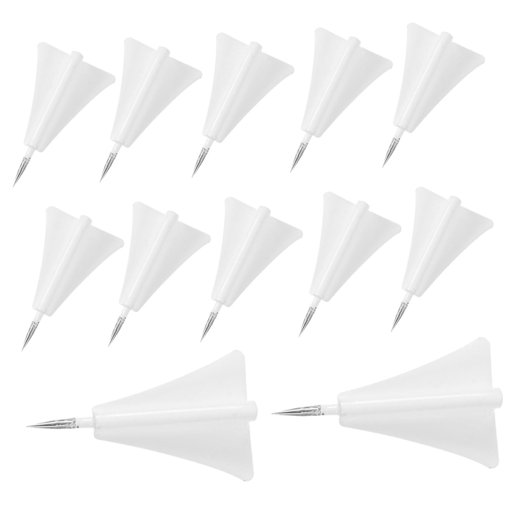 HOMSFOU 12stücke Cork Board Pushpins Metall Flugzeug Reißnägel Für Korkwand Und Dekorative Daumennägel Für Büro Und -projekte Praktische Pinnwand Nadeln