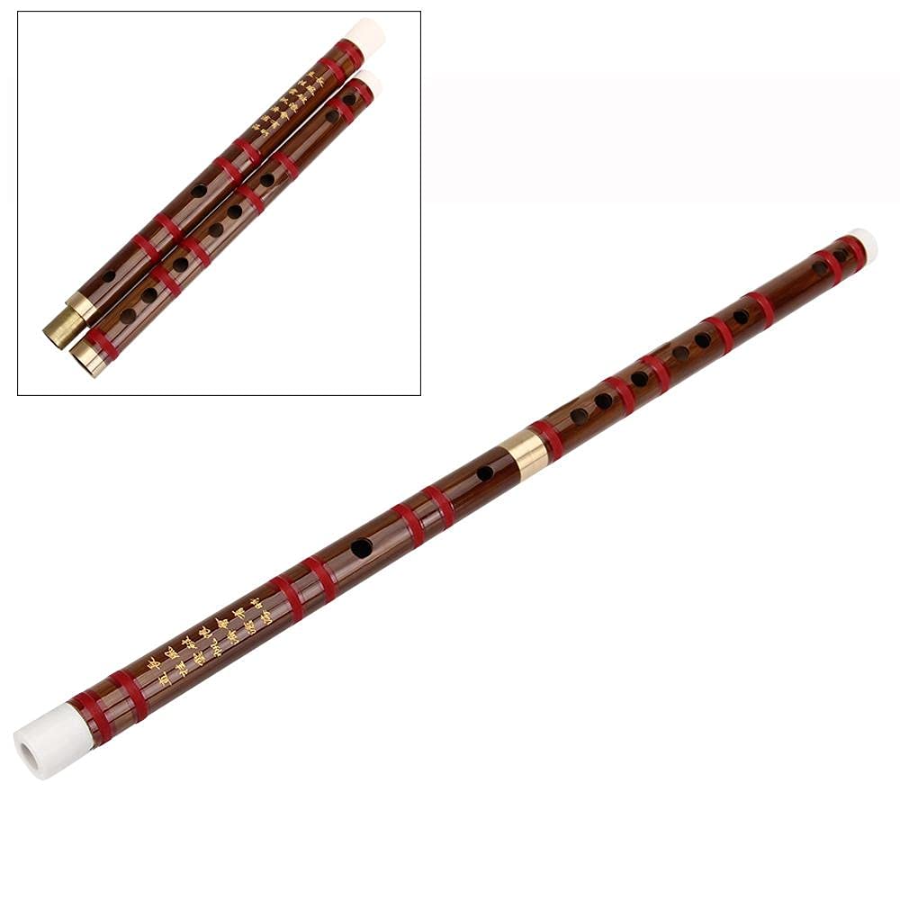 Flauta, Instrumento Musical Chino Profesional, Flauta de bambú Dizi Hecha a Mano Tradicional en Tono de tecla E para Regalo de niños Principiantes