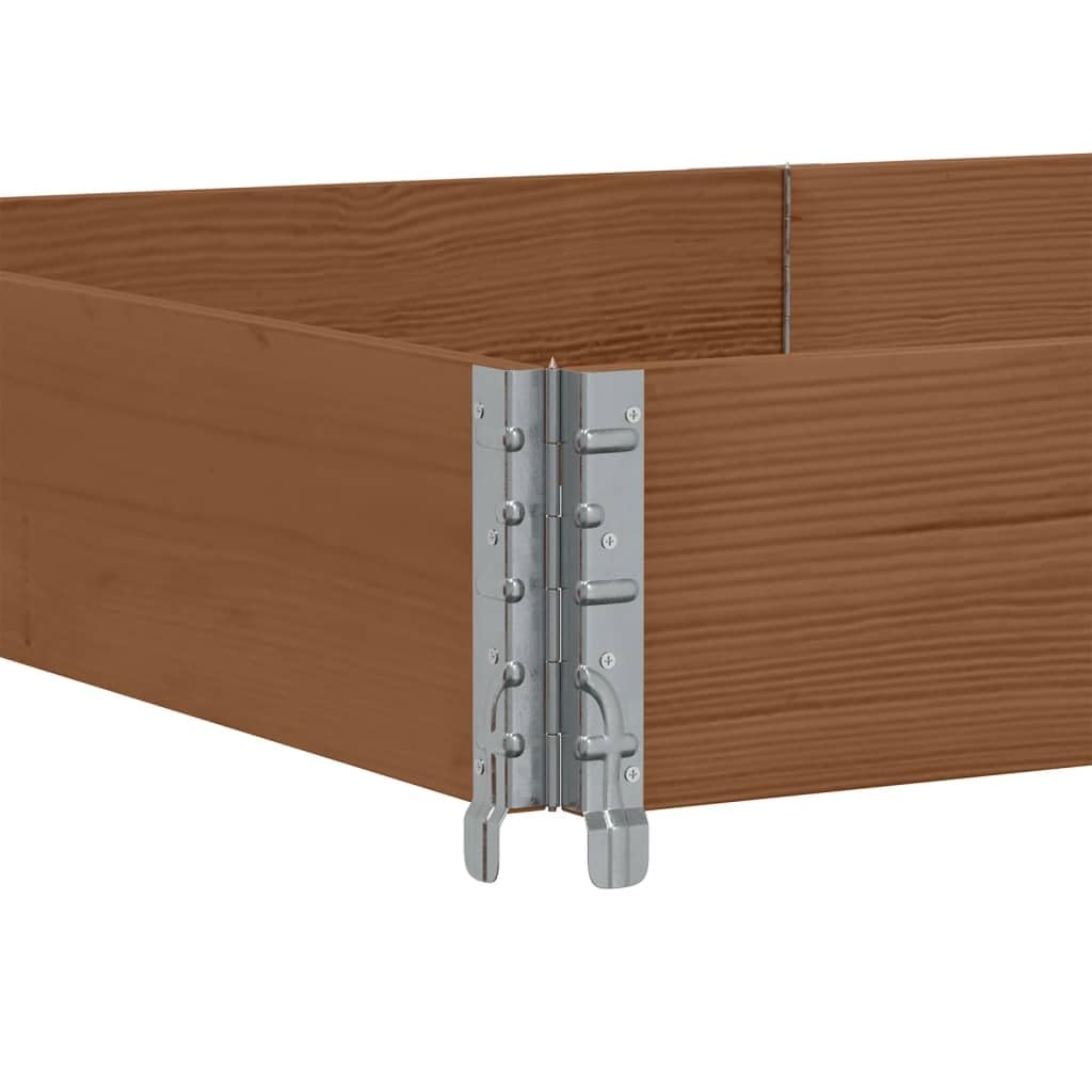 Paretali per Pallet 3pz Marroni 150x100cm Legno Massello Pino, Commercio e Industria,Movimentazione di Materiali,Pianali di carico e Pallet, 35kg-3295385