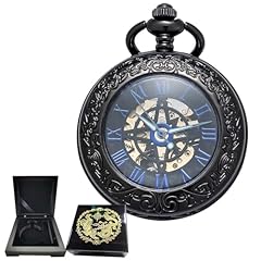 B-e. Compass, Black, Blue + Wood Box