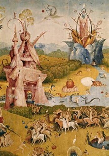 Jardín de delicias terrenales Detalle # 3Hieronymus Bosch Póster (C14501516Netherlandish) Museo del Prado Madrid España Print (18x 24)