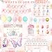 126pcs Tea Party Decorations Kit, Let's Partea Birthday Party Decorations, Floral Par Tea Supplies Backdrop Tablecloth Balloon Garland Arch Kit Cake Cupcke Topper Cutout for Tea Birthday Party Girl