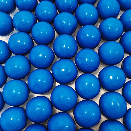 Large 1" Blue Gumballs - 2 Pound Bag - Approximately 120 Gumballs Per Bag #TOP14