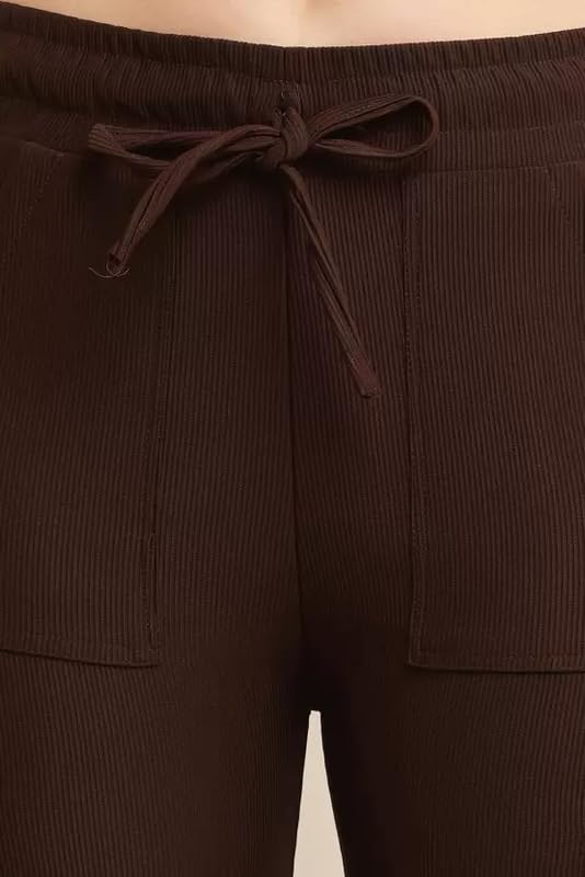 Image of Women Solid Loose Fit Knitted Cargo - Parent (BZCR9)