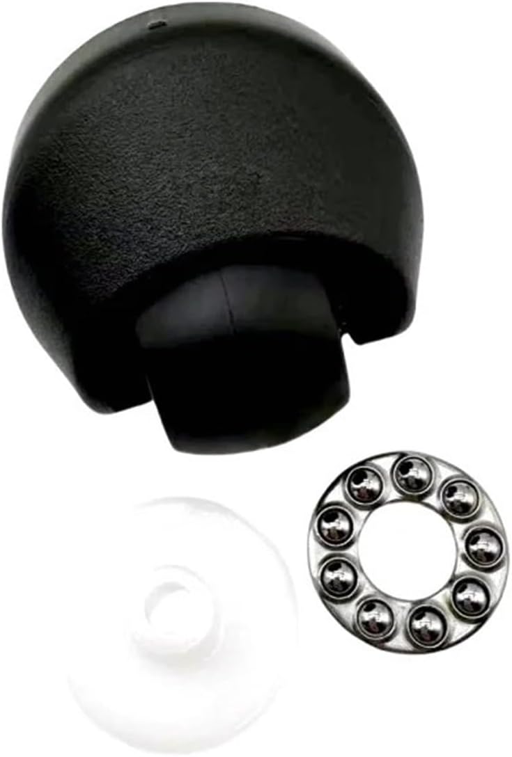 Front Caster Wheel Replacement Parts,Compatible For ECOVACS, T10 T20 X1 T10 Plus X1 Robot Vacuum Cleaner Spare Parts Accessories(Black Caster)