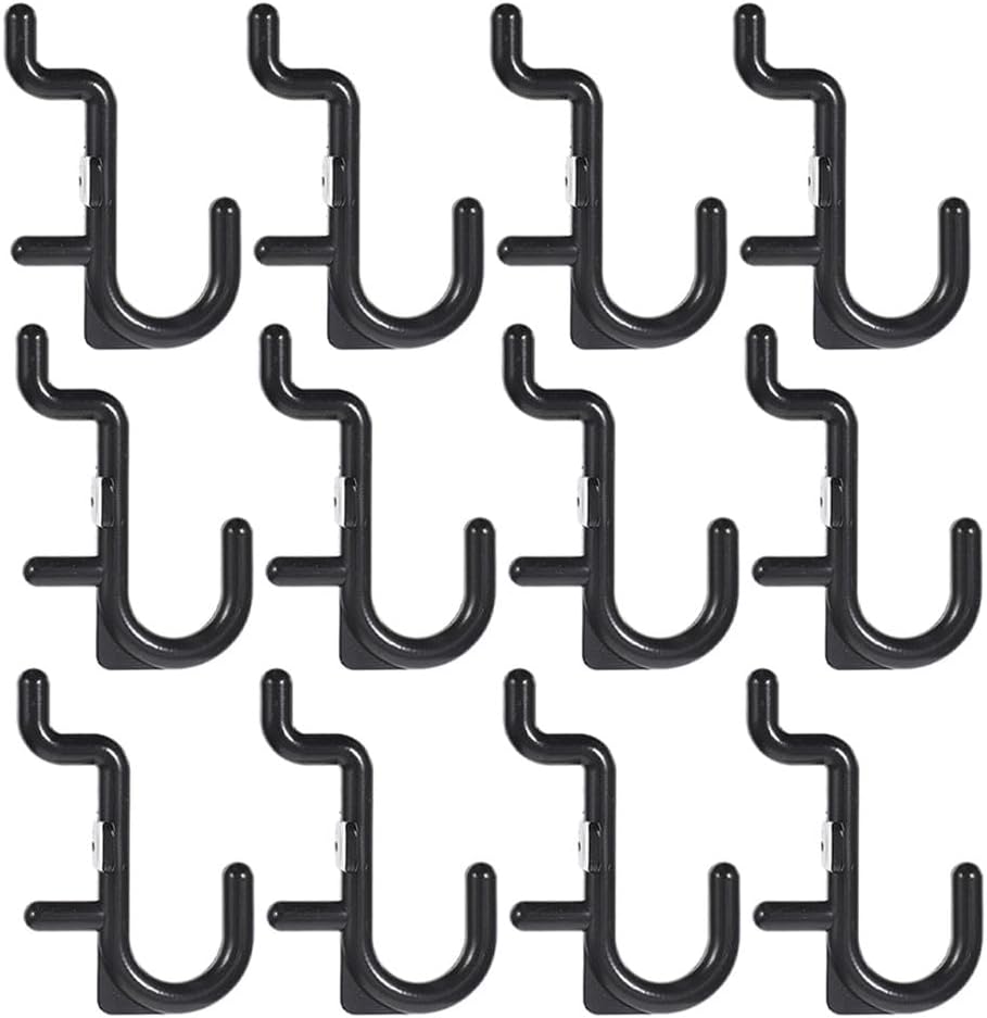 SEWACC 30pcs Pegboard Hooks Utility Hooks for Hanging Tools Plastic Pegboard Accessories