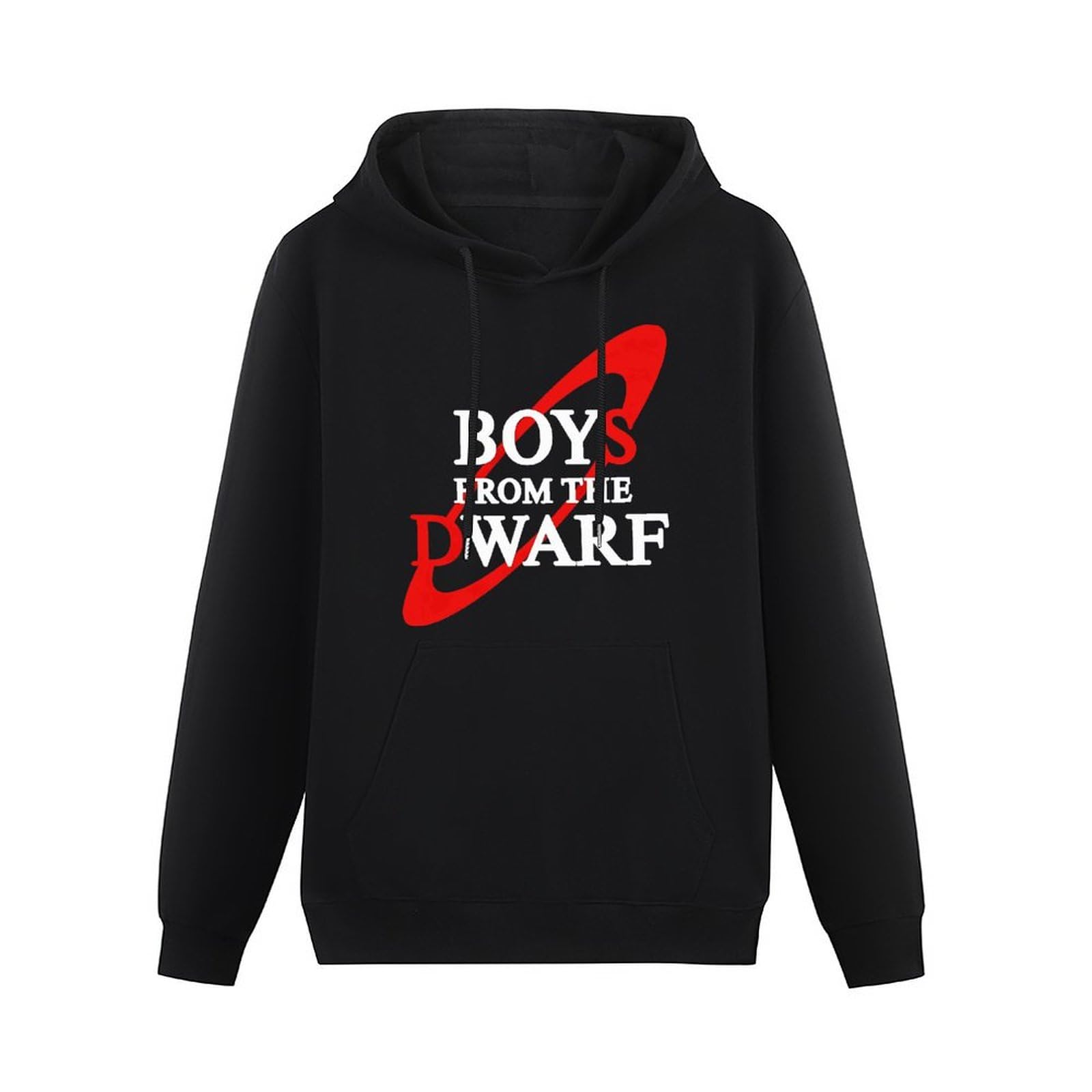 CHUNTUO Boys from The Dwarf Funny Red Dwarf Black Hoodie Graphic Mens Sweatshirts Unisex Hooded M