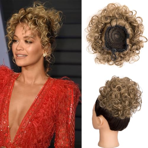 Postiche chignon pour femmes style décoiffé idéal pour l'usage quotidien