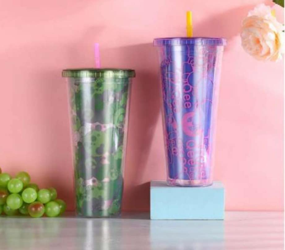 Massive Reckon® Floral Design Printed 450 ml Sipper Bottle Slide Open Water Mason Jar Tumbler with Straw Bottle for Boys and Girls School/Tuition/Gym (Multicolor)